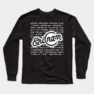 Eric Nam Kpop Song Lyrics Long Sleeve T-Shirt